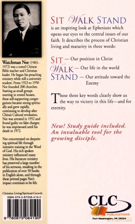 Sit Walk Stand Mass Mkt - Watchman Nee [KSIĄŻKA]