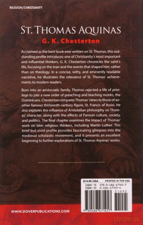 St. Thomas Aquinas - G. K. Chesterton [KSIĄŻKA]