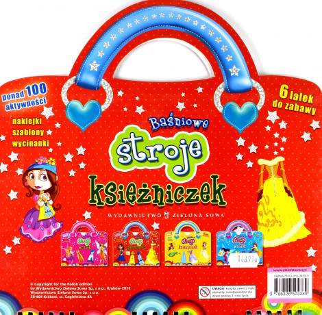 Baśniowe Stroje Księżniczek Czerwona [KSIĄŻKA]