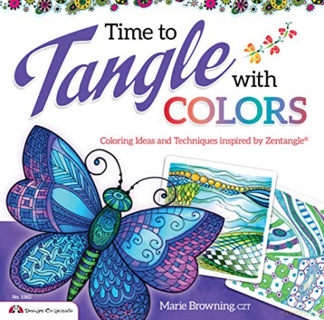 Time To Tangle With Colors - Marie Browning [KSIĄŻKA]