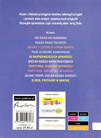 Reksio Wielka Księga Przygód (digipack) [AUDIOBOOK] [CD-MP3]