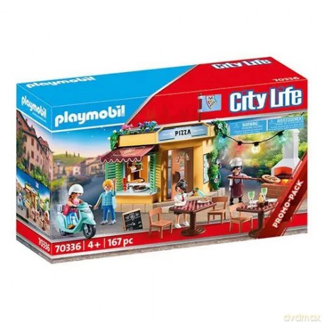 Zestaw z figurkami City Life 70336 Pizzeria z ogródkiem