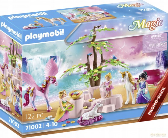 Zestaw z figurkami Magic 71002 Powóz jednorożca z pegazem [KLOCKI]