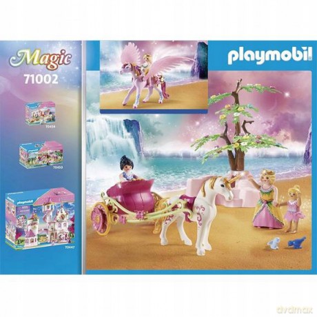Zestaw z figurkami Magic 71002 Powóz jednorożca z pegazem [KLOCKI]