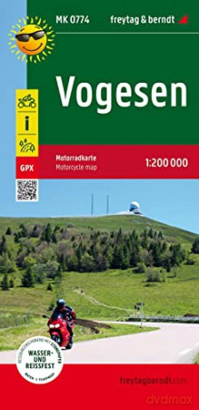 Vogesen Motorway Map 1200000 Freytag Ber [KSIĄŻKA]