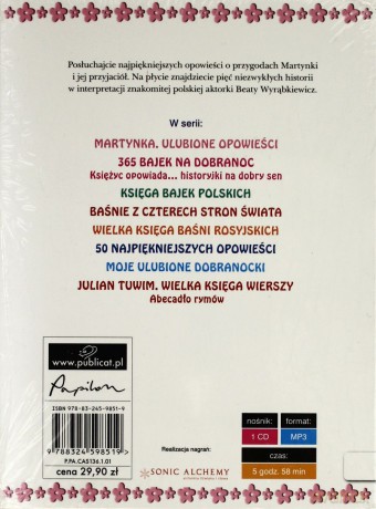 Posłuchajki Martynka Niezwykłe Opowieści (digipack) [AUDIOBOOK] [CD]