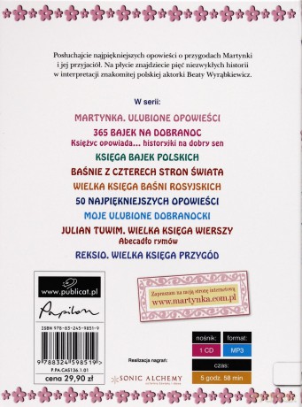 Posłuchajki Martynka Niezwykłe Opowieści (digipack) [AUDIOBOOK] [CD]