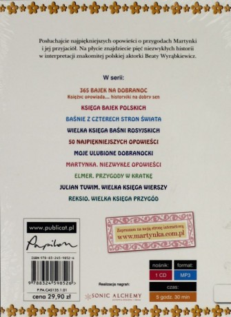 Posłuchajki Martynka Ulubione Opowieści  (digipack) [AUDIOBOOK] [CD]