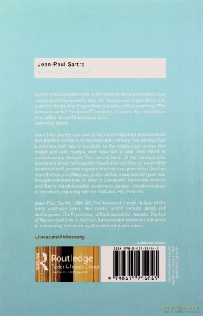 What Is Literature - Jean-Paul Sartre [KSIĄŻKA]