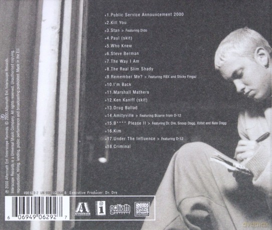 Eminem: The Marshall Mathers Lp [CD]