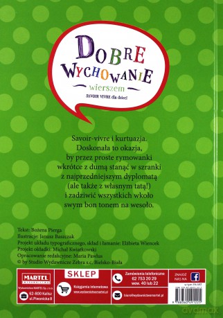 Dobre Wychowanie Wierszem Tw - Bożena Pierga [KSIĄŻKA]