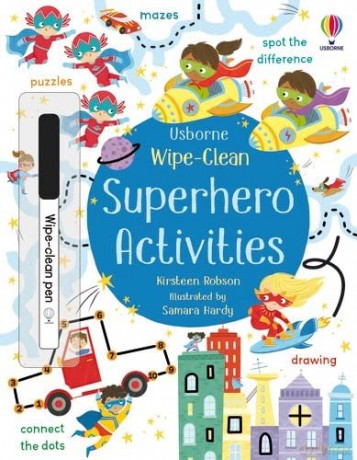 Wipe Clean Superhero Activities - Kirsteen Robson [KSIĄŻKA]