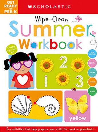 Wipeclean Summer Activity Book - Scholastic [KSIĄŻKA]