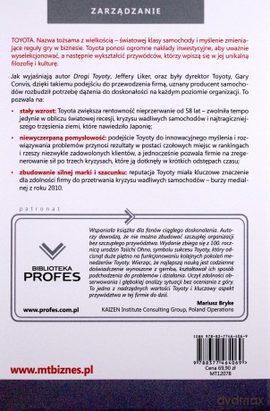 Droga Toyoty Do Lean Leadership Tw [KSIĄŻKA]