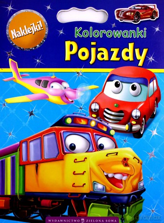 Duże Kolorowanki Pojazdy [KSIĄŻKA]