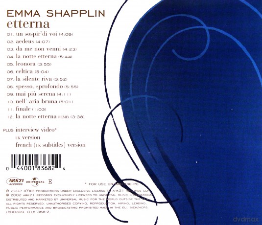 Emma Shapplin: Etterna [CD]