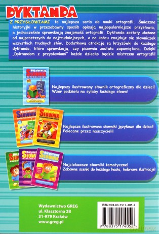 Dyktanda Z Przysłowiami Do Klasy 6 [KSIĄŻKA]