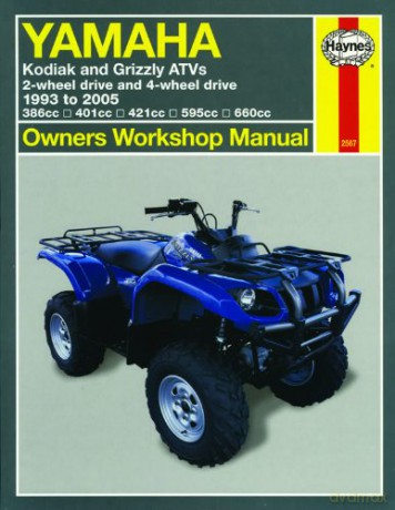 Yamaha 400 Koiak Quadbike Workshop Manul - Haynes [KSIĄŻKA]