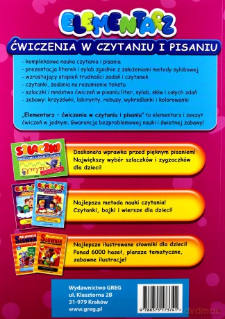 Elementarz Ćwiczenia W Czytaniu I Pisaniu [KSIĄŻKA]