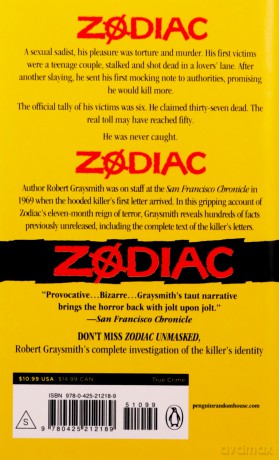 Zodiac - Robert Graysmith [KSIĄŻKA]