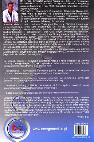 Energoterapia Podręcznik Terapii Przeciwbólowej Rezonatorami Biofotonowymi - Dr N. Med. Krzysztof Janusz Krupka [KSIĄŻKA]