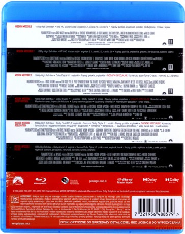 Mission: Impossible Kolekcja 6 Filmów [6xBlu-Ray]