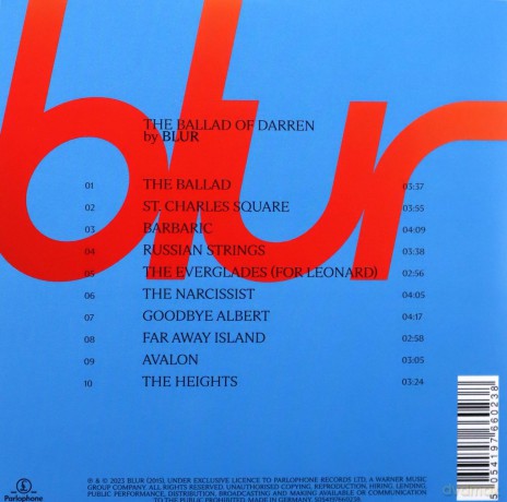 Blur: The Ballad of Darren [CD]