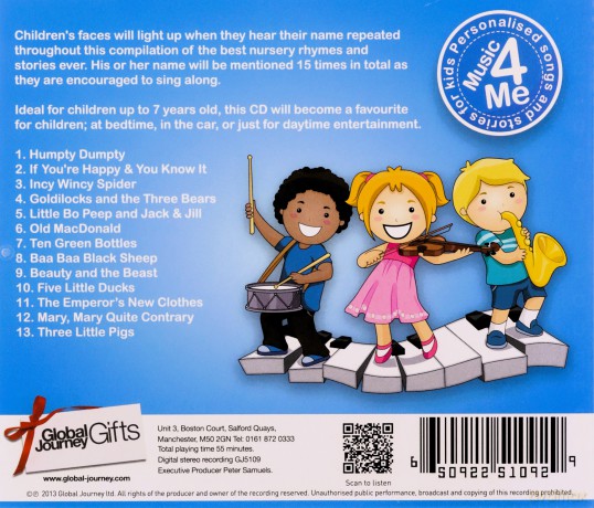 Global Journey: (Music 4 Me) James [CD]