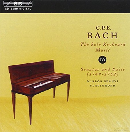 Carl Philipp Emanuel Bach: CPE Bach: The Solo Keyboard Music, Vol 10 - Sonatas and Suite 1749-1752 /Spányi [CD]