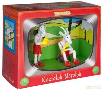 figurka zestaw koziolek matolek idacy i siedzacy [zabawka]
