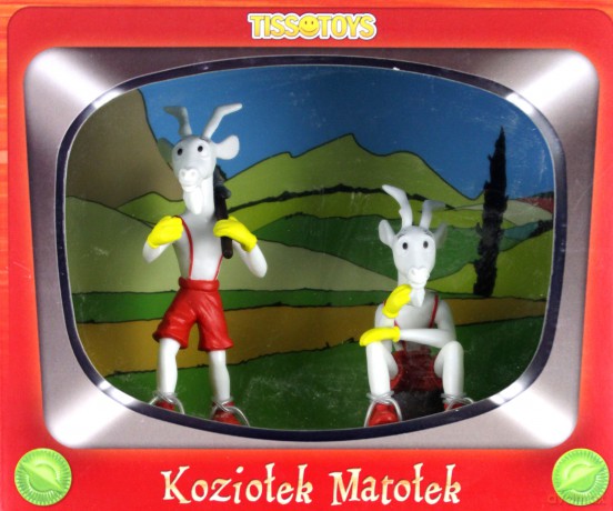 figurka zestaw koziolek matolek idacy i siedzacy [zabawka]