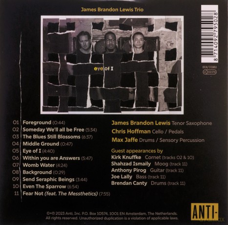 James Brandon Lewis: Eye Of I [CD]