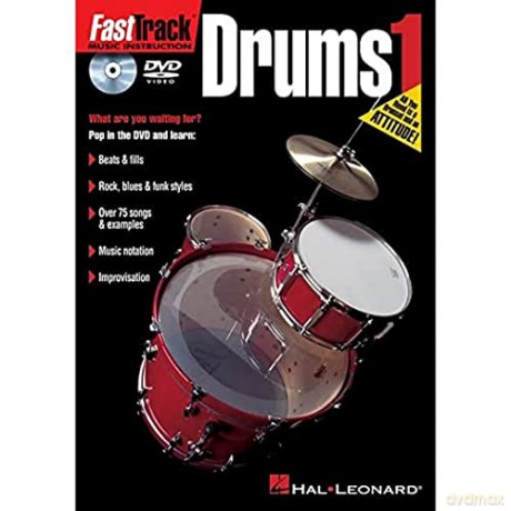 Divers Auteurs: FastTrack Drums Method 1 - Drums - [DVD]