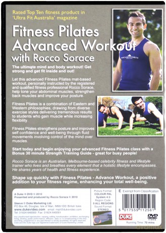 Fitness Pilates Advanced Workout [DVD]