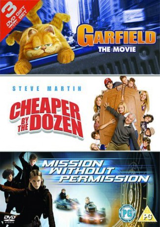 Breckin Meyer: Garfield: The Movie/Cheaper By The Dozen/Mission Without... [3DVD]