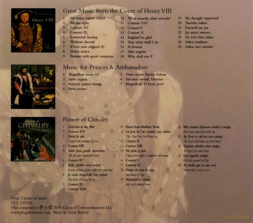 Great Music from the Court of Henry VIII [3CD]