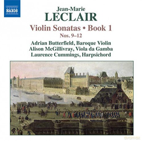 Butterfield:Mcgillivray: Leclair: Violin Sonatas Book 1 Vol. 3 (Nos. 9-12) [CD]