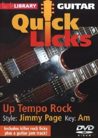 Danny Gill: Lick Library: Jimmy Page Quick Licks Volume 2 - Up Tempo Rock [DVD]