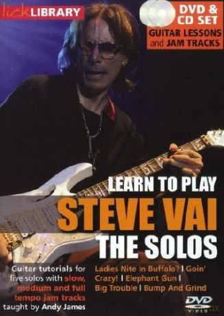 Lick Library: Learn To Play Steve Vai - The Solos [DVD]