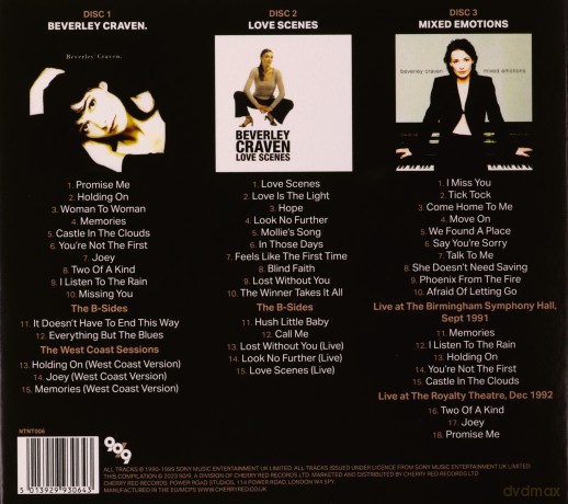 Beverley Craven: Memories: The Complete Epic Recordings 1990-1999 3cd (digipack) [3CD]