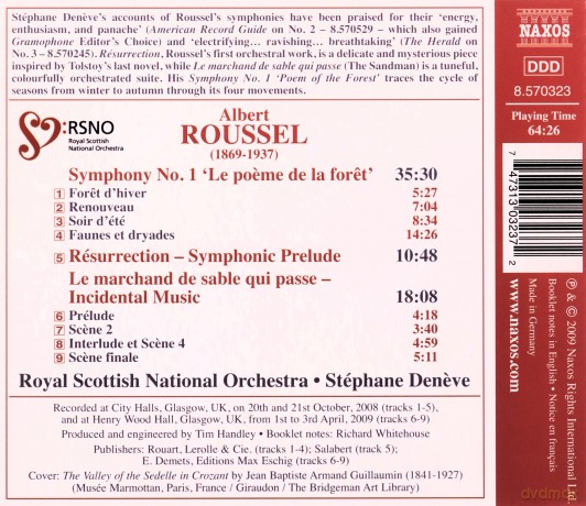 Rsno:Deneve: Roussel: Symphony No.1 [CD]