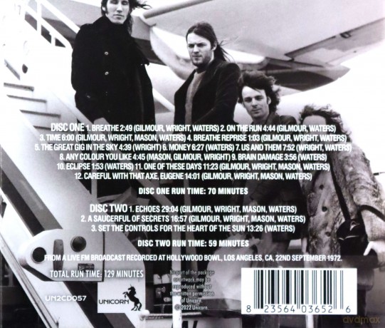 Pink Floyd: Say Goodbye To Hollywood (2Cd) [2CD]