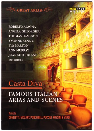 Verdi: Wolfgang Amadeus Mozart, Giuseppe Verdi, Giacomo Puccini, Gioachino Rossini, Vincenzo Bellini, Gaetano Donizetti, Amilcare Ponchielli: Great Arias Casta Diva [DVD]