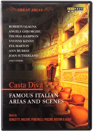 Verdi: Wolfgang Amadeus Mozart, Giuseppe Verdi, Giacomo Puccini, Gioachino Rossini, Vincenzo Bellini, Gaetano Donizetti, Amilcare Ponchielli: Great Arias Casta Diva [DVD]