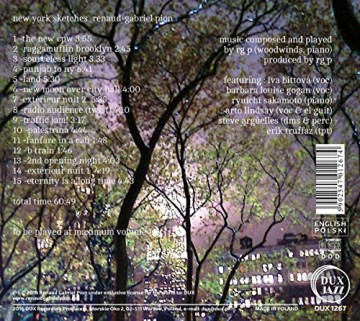 Renaud-Gabriel Pion: New York Sketches [CD]