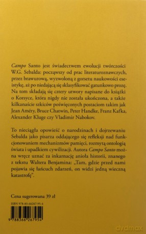 Campo Santo - W.G. Sebald [KSIĄŻKA]