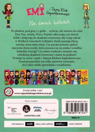 Emi i Tajny Klub Superdziewczyn (Tom 15) Na dwóch kółkach - Agnieszka Mielech [KSIĄŻKA]