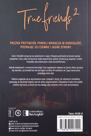 Friends (Tom 4) True Friends 2 - Negrońska Aleksandra [KSIĄŻKA]