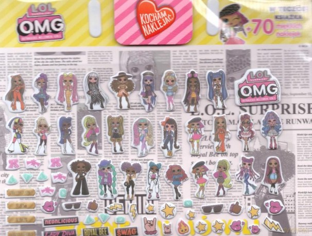 L.O.L. Surprise! OMG Kocham naklejać cz. 4 Ważne, by mówili [KSIĄŻKA]