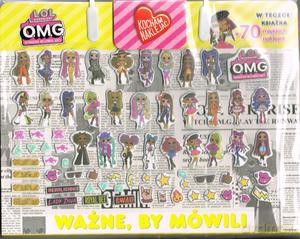 L.O.L. Surprise! OMG Kocham naklejać cz. 4 Ważne, by mówili [KSIĄŻKA]